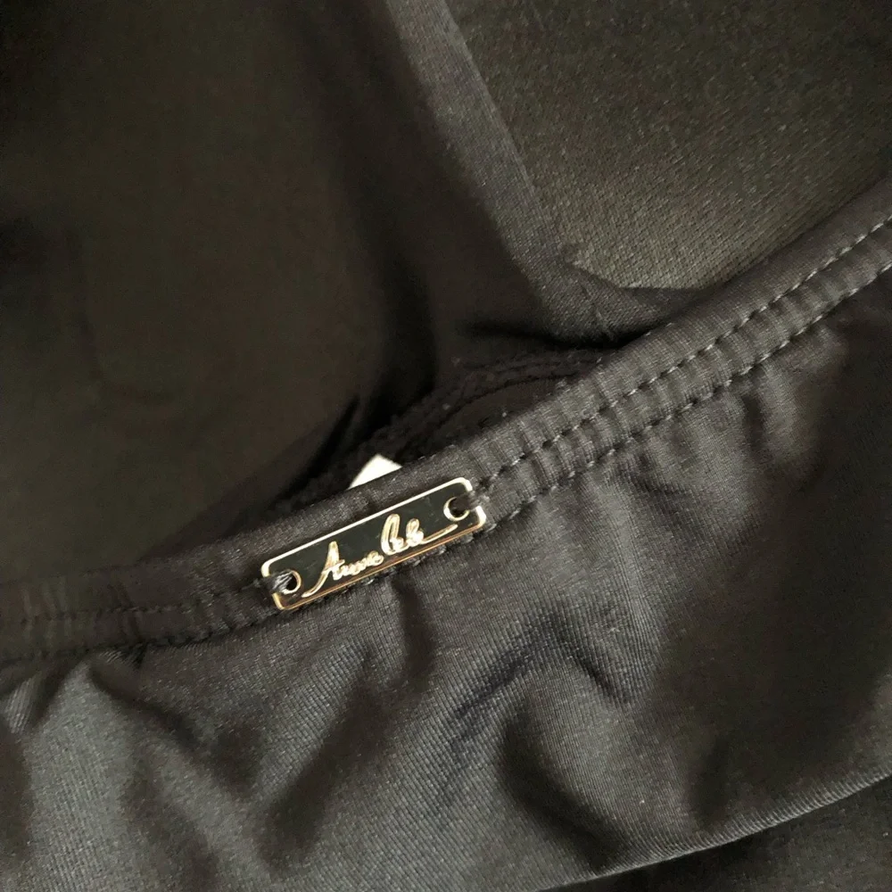 Anne Cole Strapless Black One-Piece Swimsuit - Picture 5 of 6